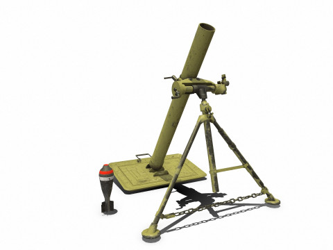 WW1 Mortar 3Dモデル