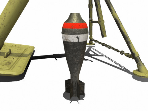 WW1 Mortar 3Dモデル