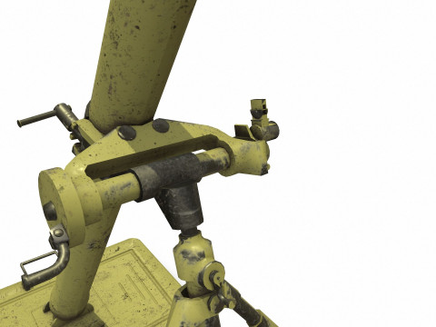 WW1 Mortar 3Dモデル