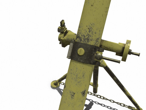 WW1 Mortar 3Dモデル