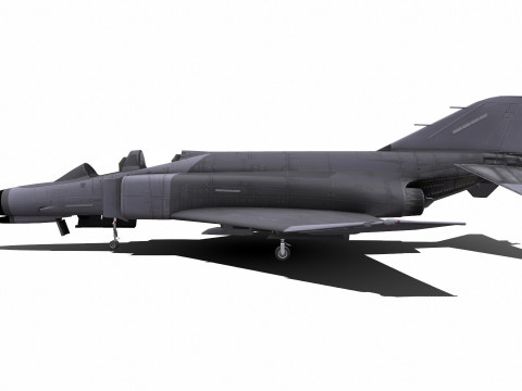 F-4 Phantom Low-poly 3Dモデル