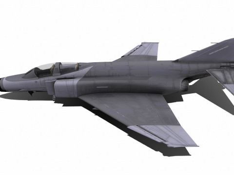F-4 Phantom Low-poly 3Dモデル