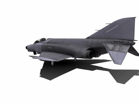 F-4 Phantom Low-poly 3Dモデル