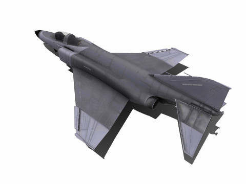 F-4 Phantom Low-poly 3Dモデル