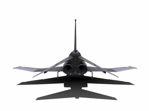 F-4 Phantom Low-poly 3Dモデル