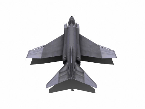 F-4 Phantom Low-poly 3Dモデル