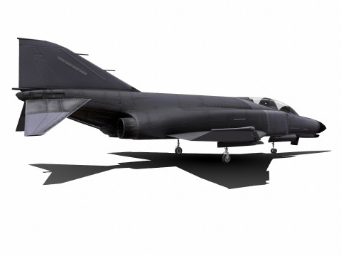 F-4 Phantom Low-poly 3Dモデル