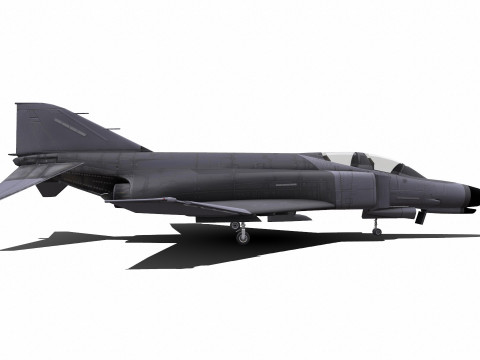F-4 Phantom Low-poly 3Dモデル