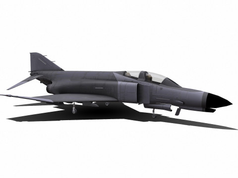 F-4 Phantom Low-poly 3Dモデル