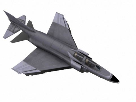 F-4 Phantom Low-poly 3Dモデル