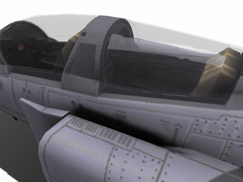 F-4 Phantom Low-poly 3Dモデル