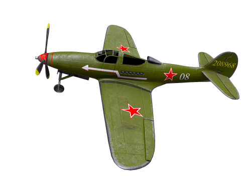 Bell P-39C Airacobra Soviet Fighter Plane 3D-Modell
