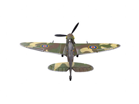 Royal Air Force Fighter Super-marine Spitfire MK1A Modelo 3D
