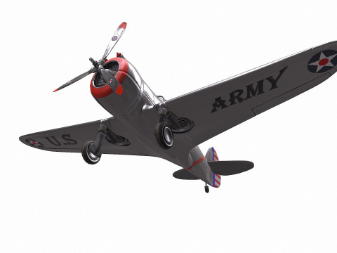 Curtiss P-36 Hawk 3D Модель