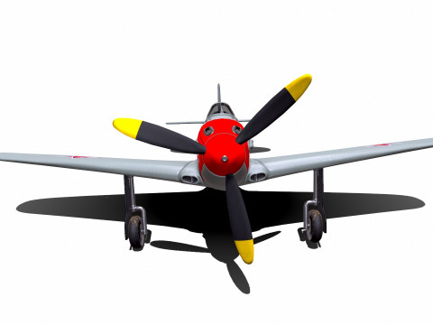Yakovlev Yak-3 Soviet Fighter Plane 3D Модель