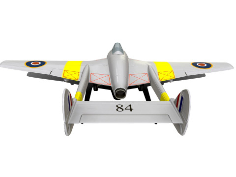 De Havilland Vampire British Fighter Jet 3D Model