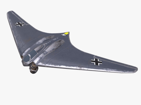Horten Ho 229 German Fighter Jet 3D Модель