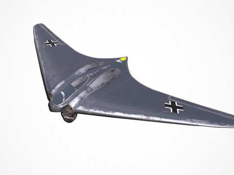 Horten Ho 229 German Fighter Jet 3Dモデル