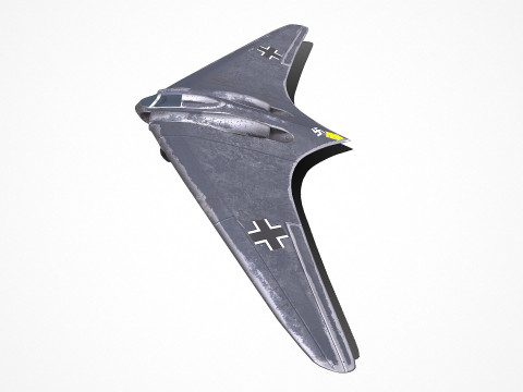 Horten Ho 229 German Fighter Jet 3Dモデル