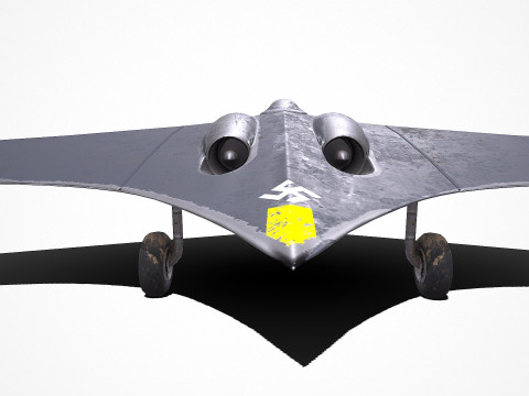 Horten Ho 229 German Fighter Jet 3Dモデル