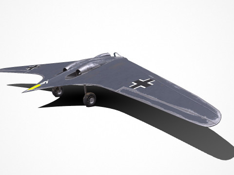 Horten Ho 229 German Fighter Jet 3Dモデル