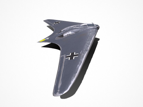 Horten Ho 229 German Fighter Jet 3Dモデル