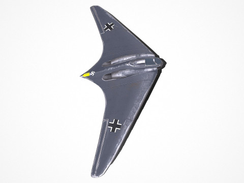 Horten Ho 229 German Fighter Jet 3Dモデル