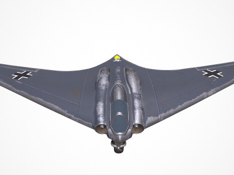 Horten Ho 229 German Fighter Jet 3Dモデル
