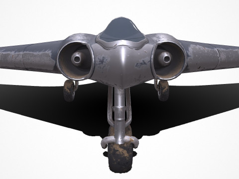 Horten Ho 229 German Fighter Jet 3Dモデル