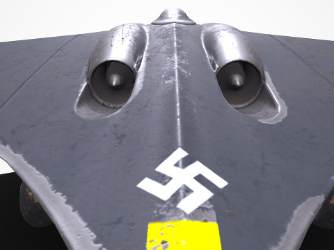 Horten Ho 229 German Fighter Jet 3Dモデル