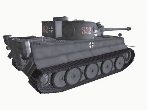 Tiger 1 German Heavy Tank 3D 모델