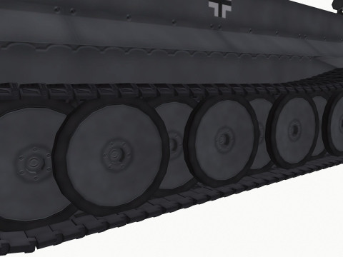 Tiger 1 German Heavy Tank 3D 모델