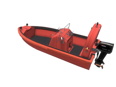 Fast Rescue Boat 3D Model