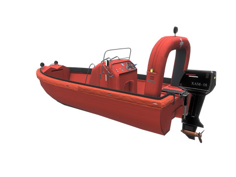 Fast Rescue Boat 3D Model