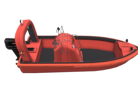 Fast Rescue Boat 3D Model
