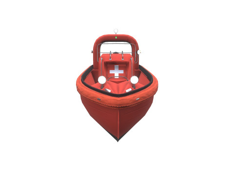 Fast Rescue Boat 3D Model