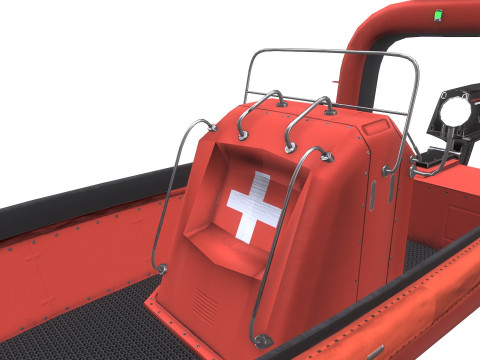 Fast Rescue Boat 3D Model
