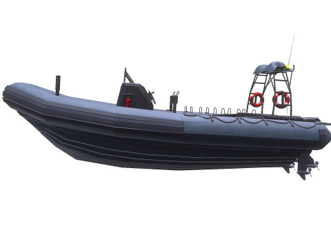 Inflatable Patrol Boat 3D 模型