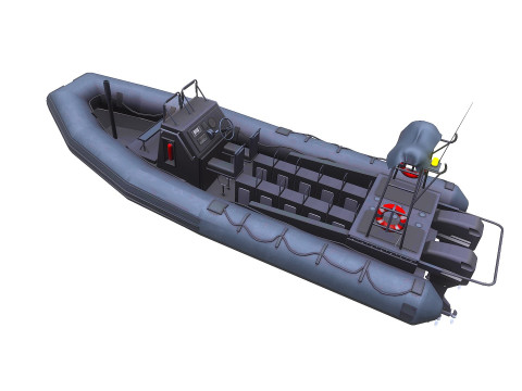 Inflatable Patrol Boat 3D 模型