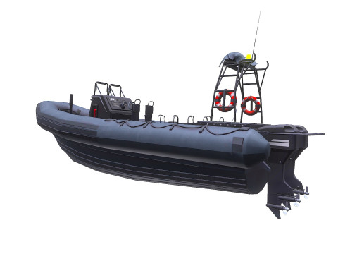 Inflatable Patrol Boat 3D 模型