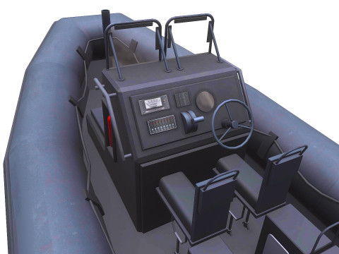 Inflatable Patrol Boat 3D 模型