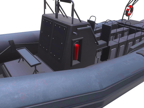 Inflatable Patrol Boat 3D 模型
