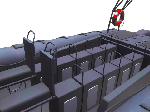 Inflatable Patrol Boat 3D 模型