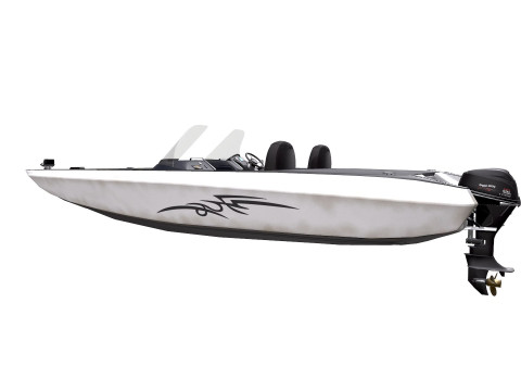 Bass Fishing Motorboat Low-poly PBR Model 3D