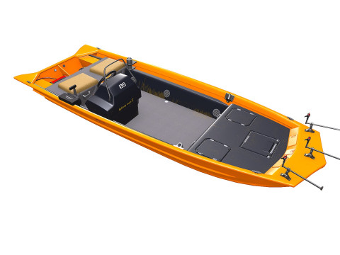 Carp Fishing Boat PBR Modelo 3D