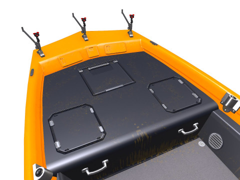 Carp Fishing Boat PBR Modelo 3D