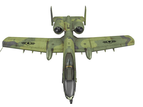 A-10A Thunderbolt II Low-poly 3Dモデル