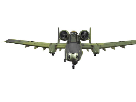 A-10A Thunderbolt II Low-poly 3Dモデル