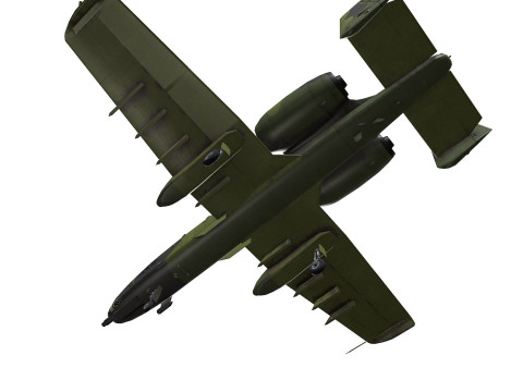 A-10A Thunderbolt II Low-poly 3Dモデル