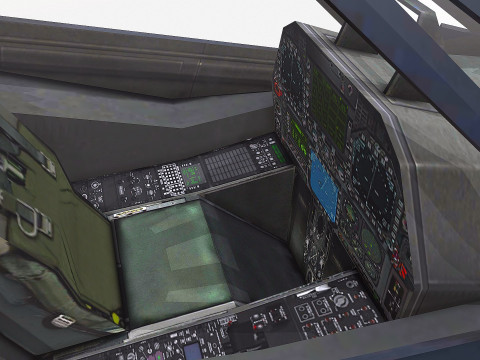 Lockheed F-117 Nighthawk Low-poly Model 3D